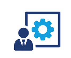 Icono de capacitación corporativa y formación de equipos de alto desempeño